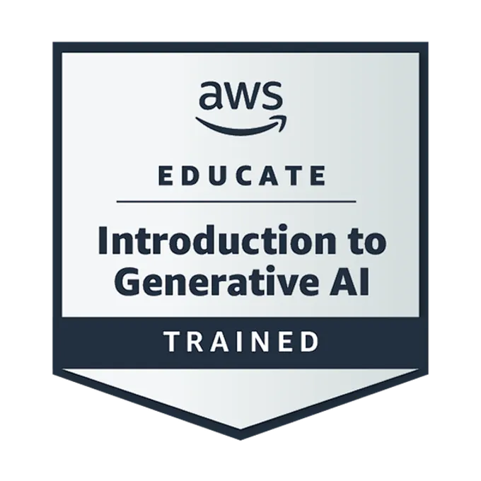 AWS Educate Introduction to Generative AI Badge