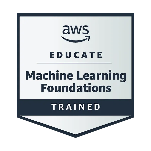 AWS Educate Machine Learning Foundations Badge