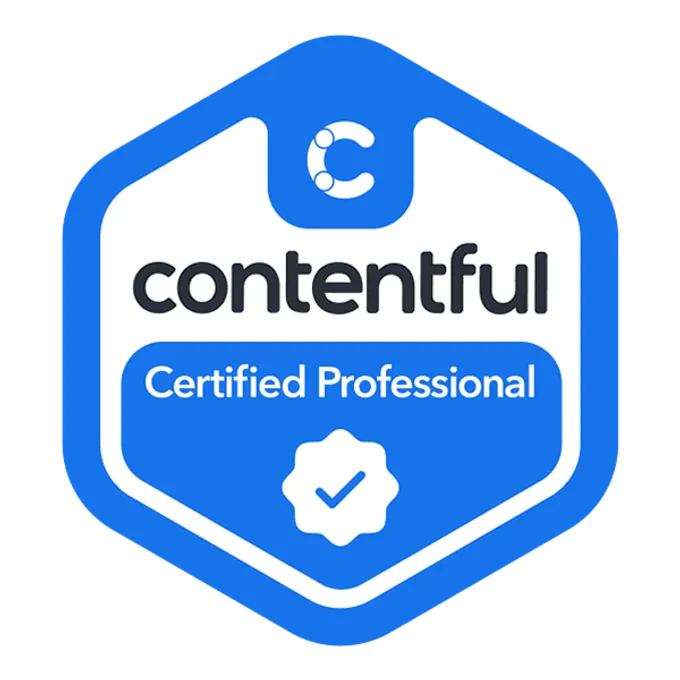 Contentful Certified Professional Badge