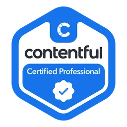 Contentful Certified Professional Badge