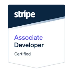 Stripe Certified Associate Developer Badge