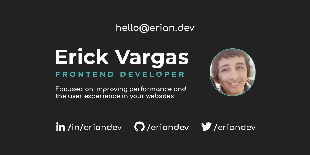 Erick Vargas | Software Developer